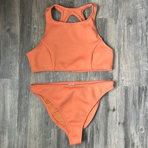 NWOT orange bikini